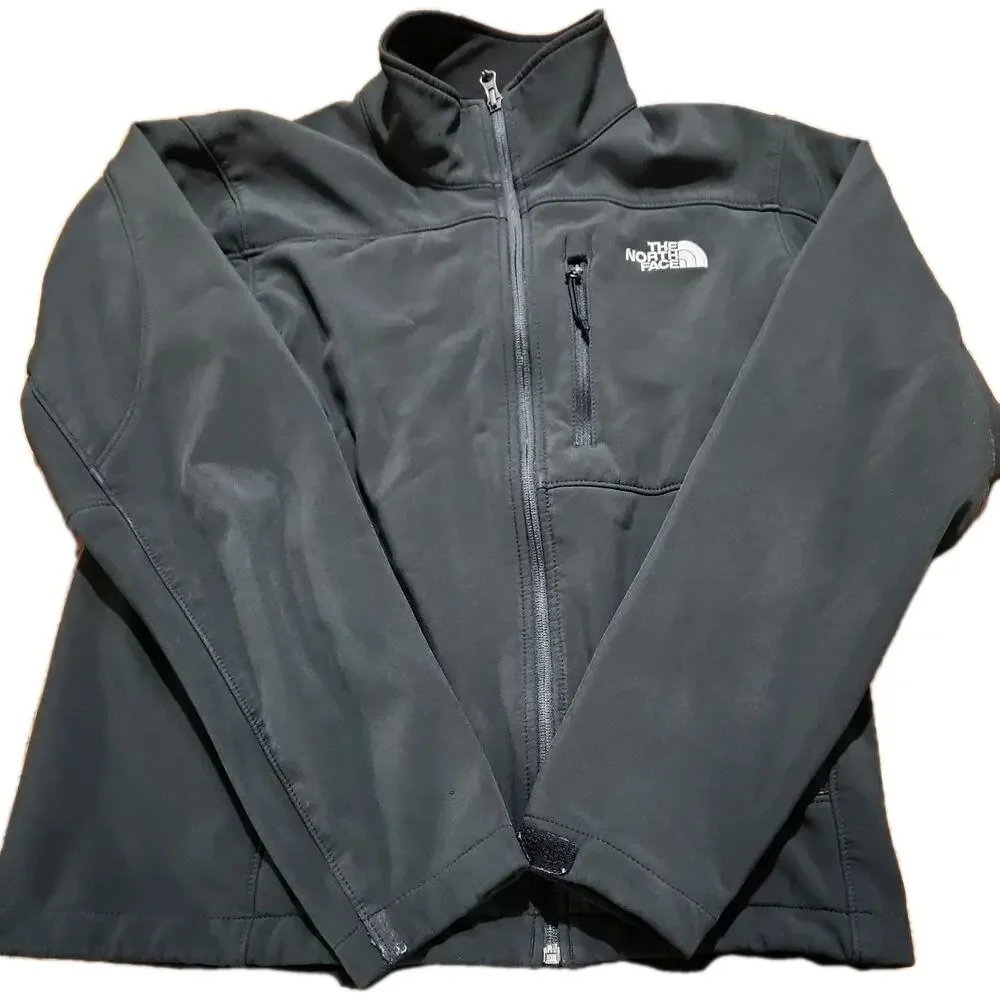 The North Face APEX Bionic Windbreaker Jacket Mens Small Black Outdoor Hiking